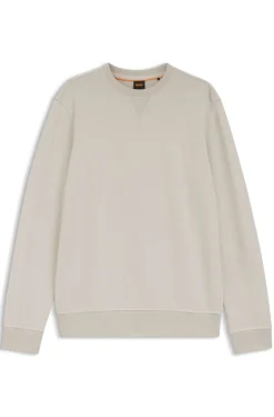 Sweatshirt aus Baumwoll-Terry mit Logo-Patch