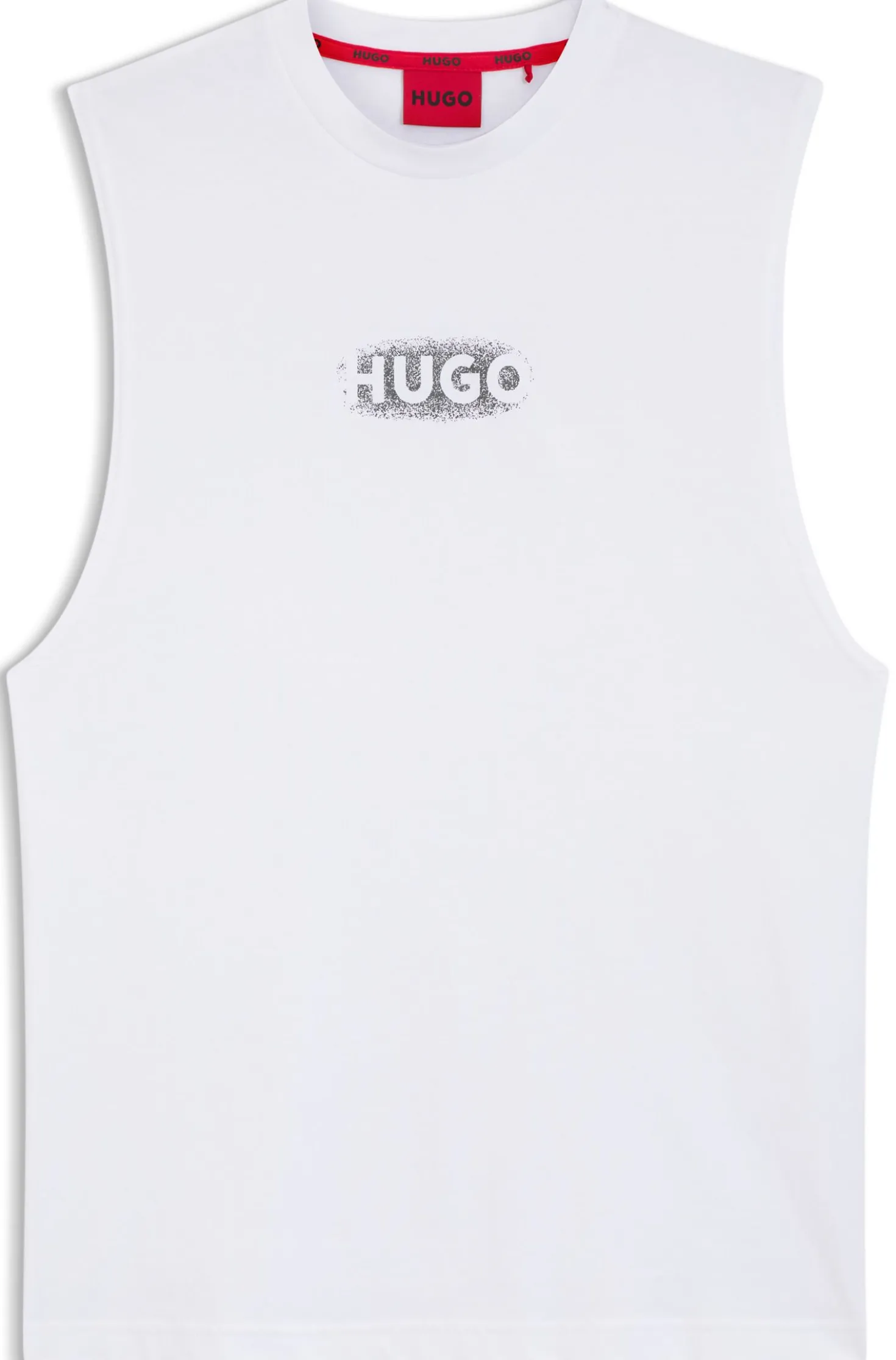 Tanktop aus Baumwoll-Jersey mit Logo-Print