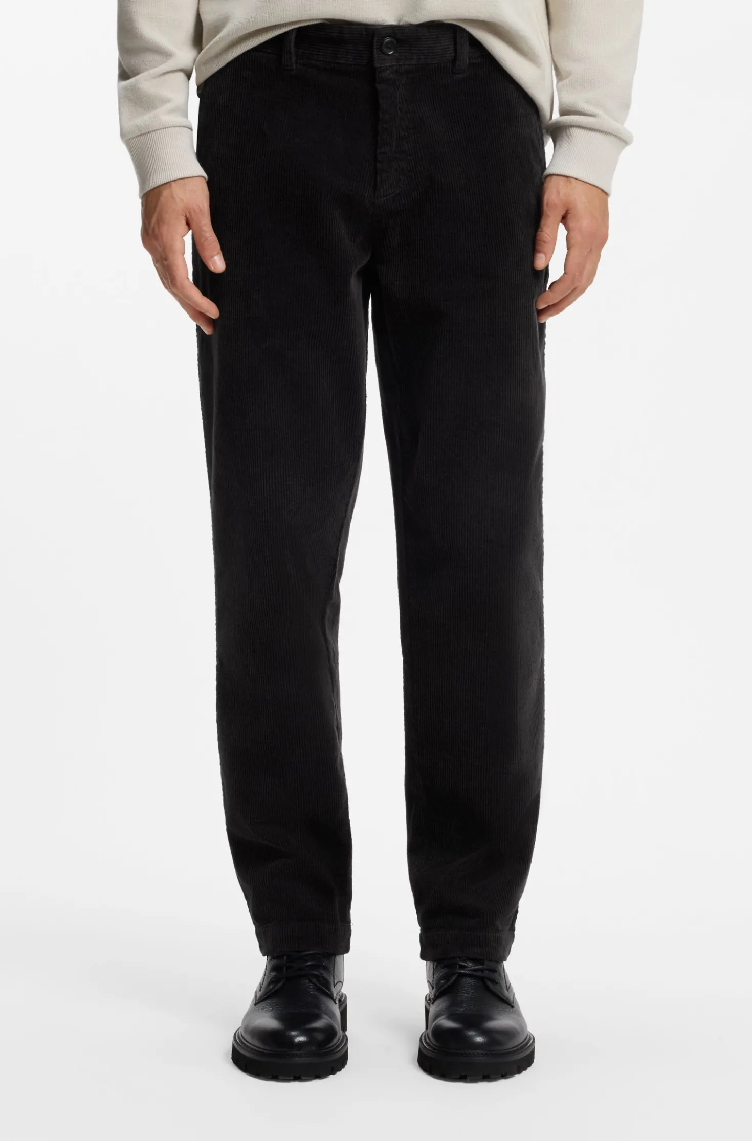 Tapered-Fit Cordhose aus Stretch-Baumwolle