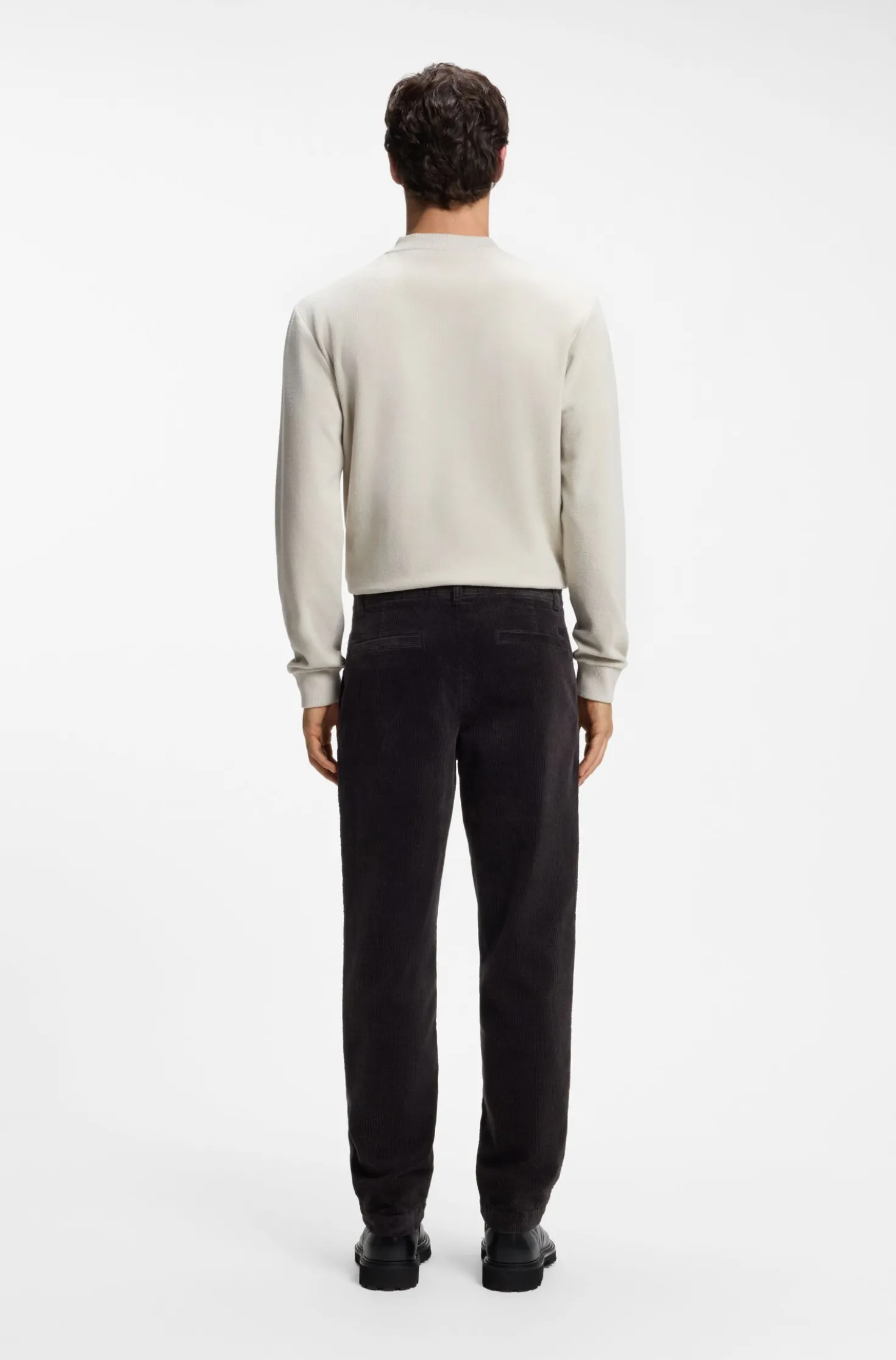 Tapered-Fit Cordhose aus Stretch-Baumwolle