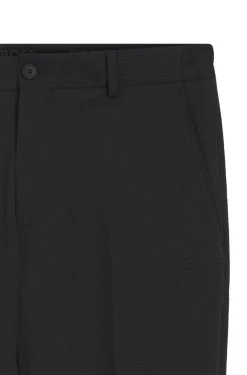 Tapered-Fit Hose aus elastischem Seersucker
