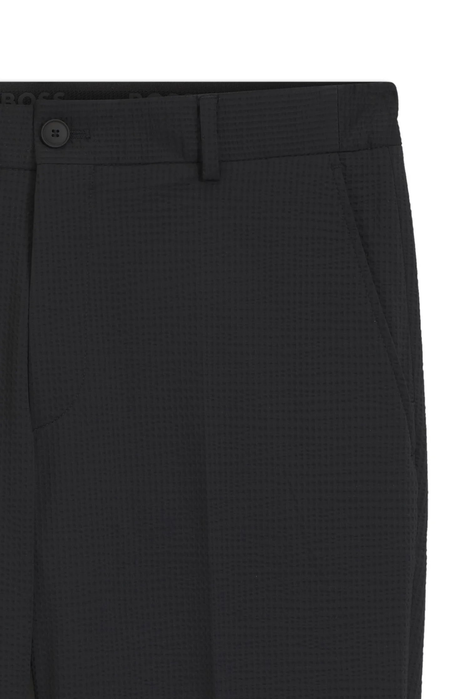 Tapered-Fit Hose aus elastischem Seersucker