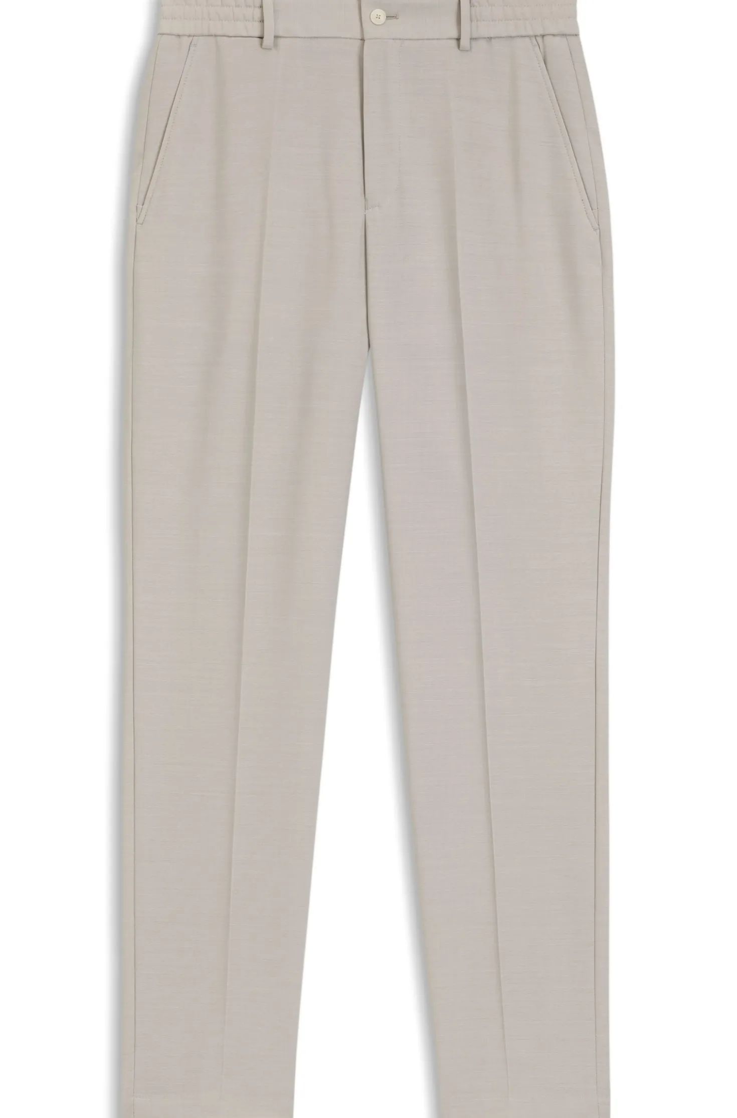 Tapered-Fit Hose aus Schurwolle mit dezentem Muster