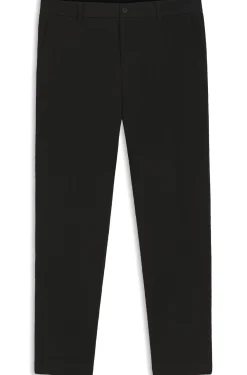 Tapered-Fit Hose aus Stretch-Baumwolle mit Seersucker-Struktur
