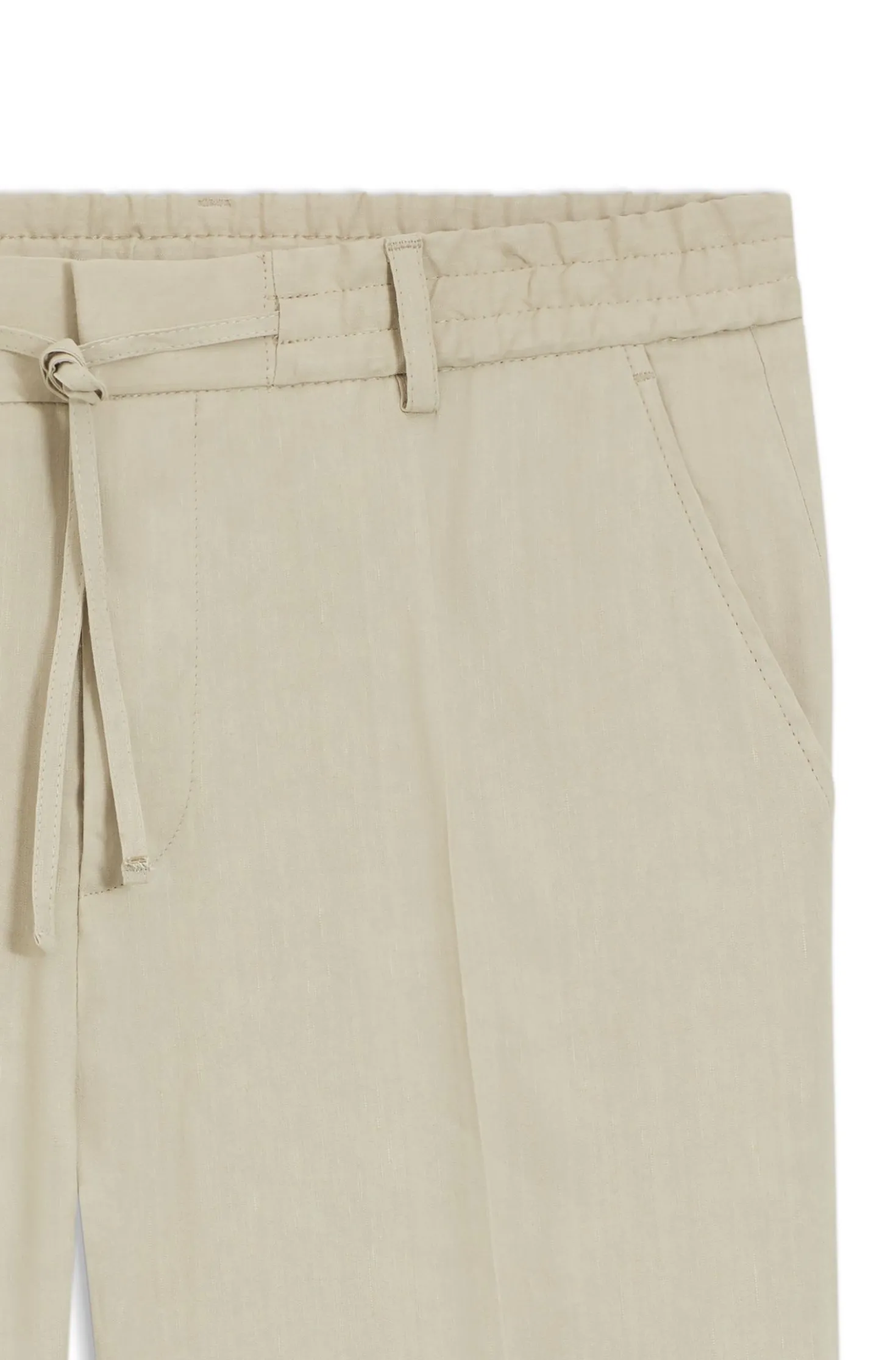 Tapered-Fit Hose aus waschbarem Tech-Leinen