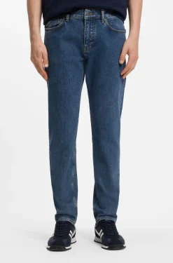 Tapered-Fit Jeans aus bequemem Stretch-Denim