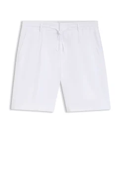 Tapered-Fit Shorts aus Leinen