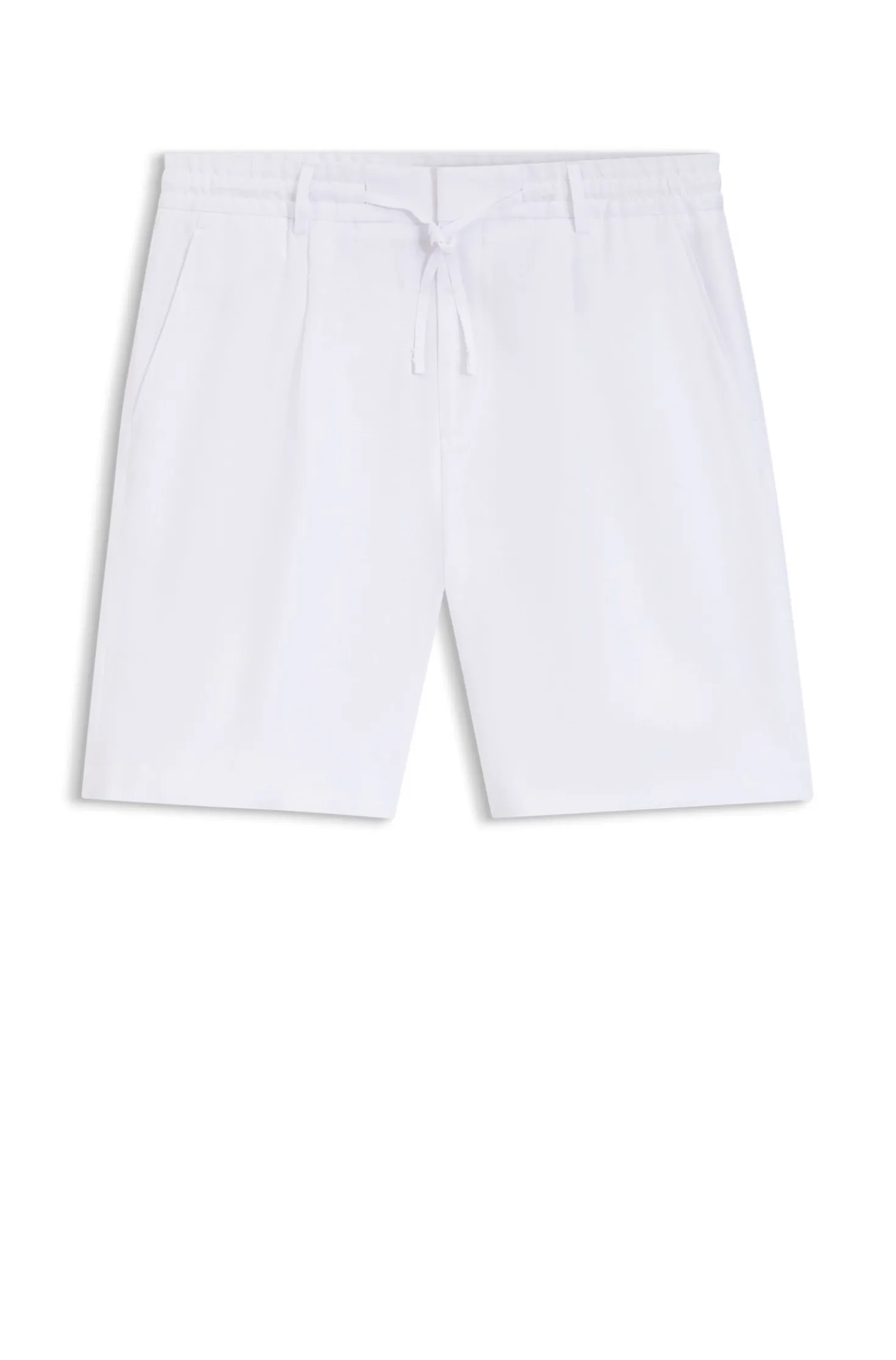 Tapered-Fit Shorts aus Leinen