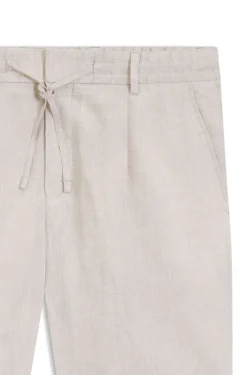 Tapered-Fit Shorts aus Leinen