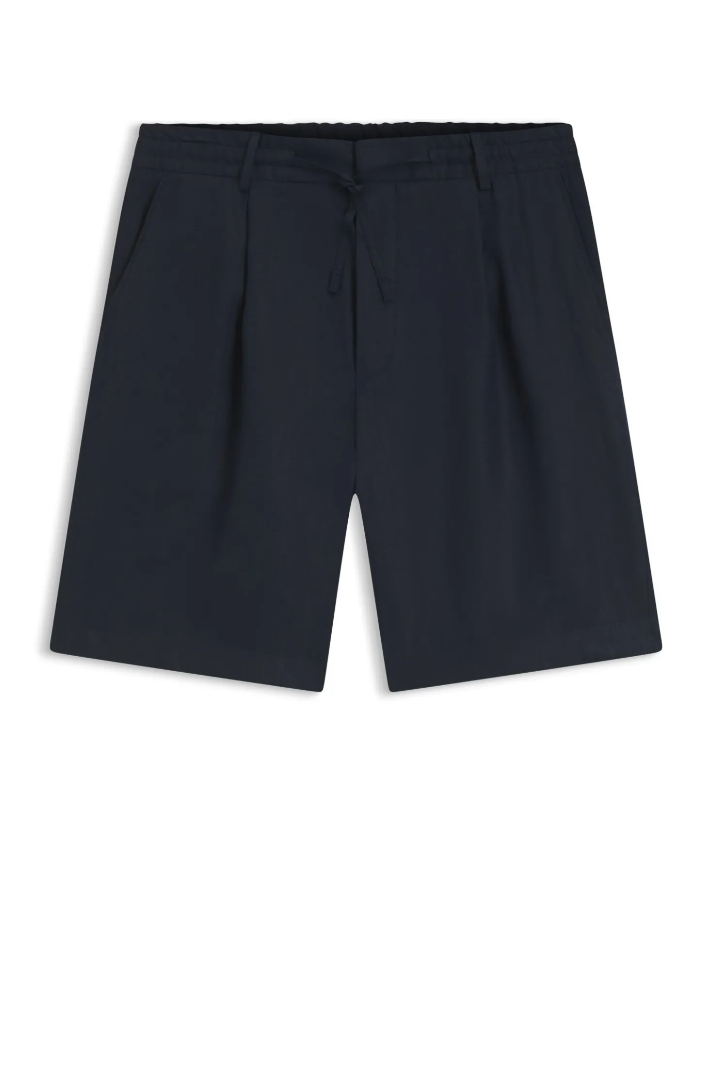 Tapered-Fit Shorts aus Leinen