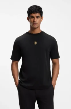 The Open T-Shirt aus Baumwolle mit grafischem Golf-Motiv