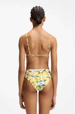 Triangel-Bikinitop mit Stack-Logo-Anhänger