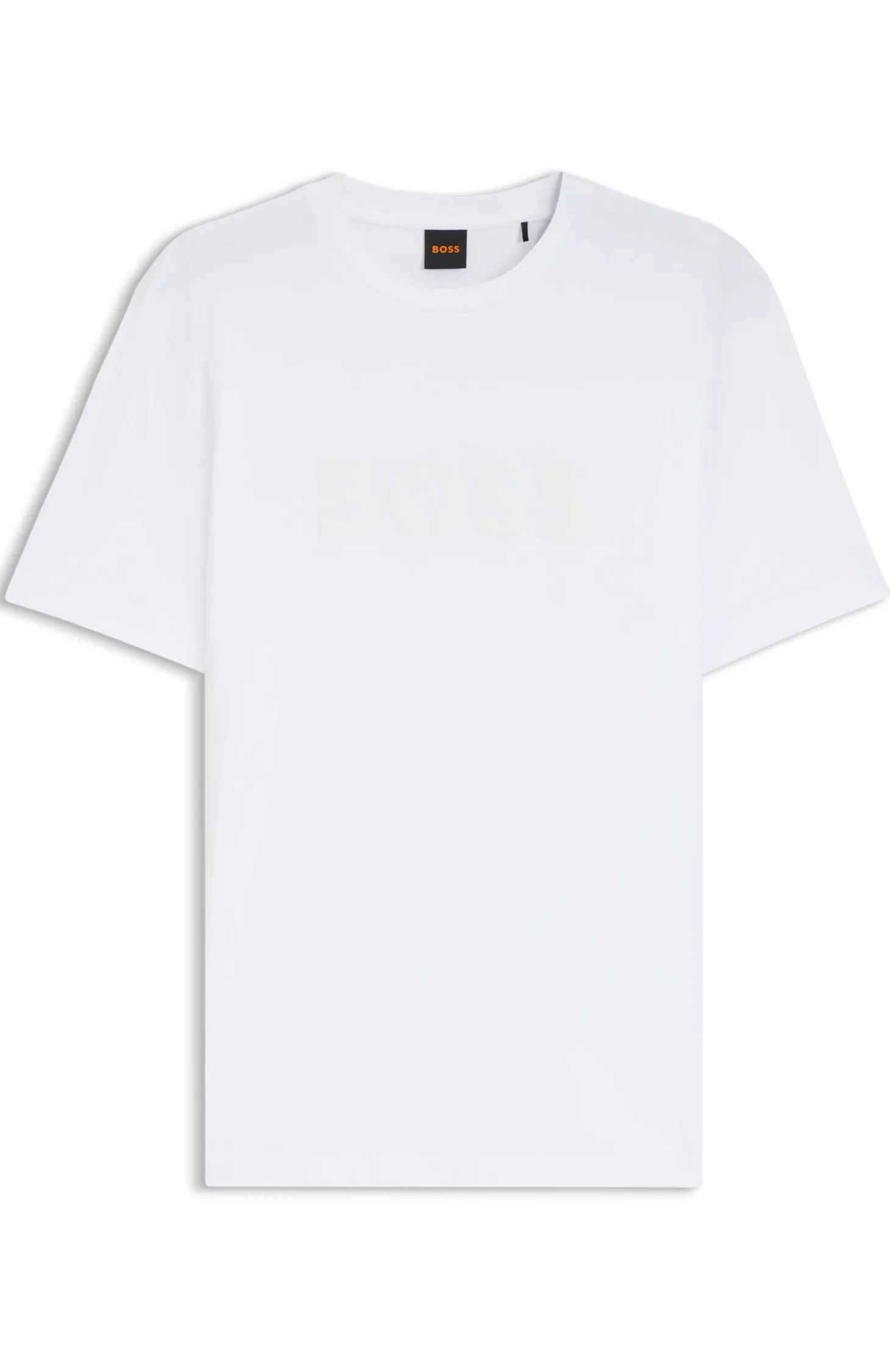 T-Shirt aus Baumwolle mit großem tonalem Logo