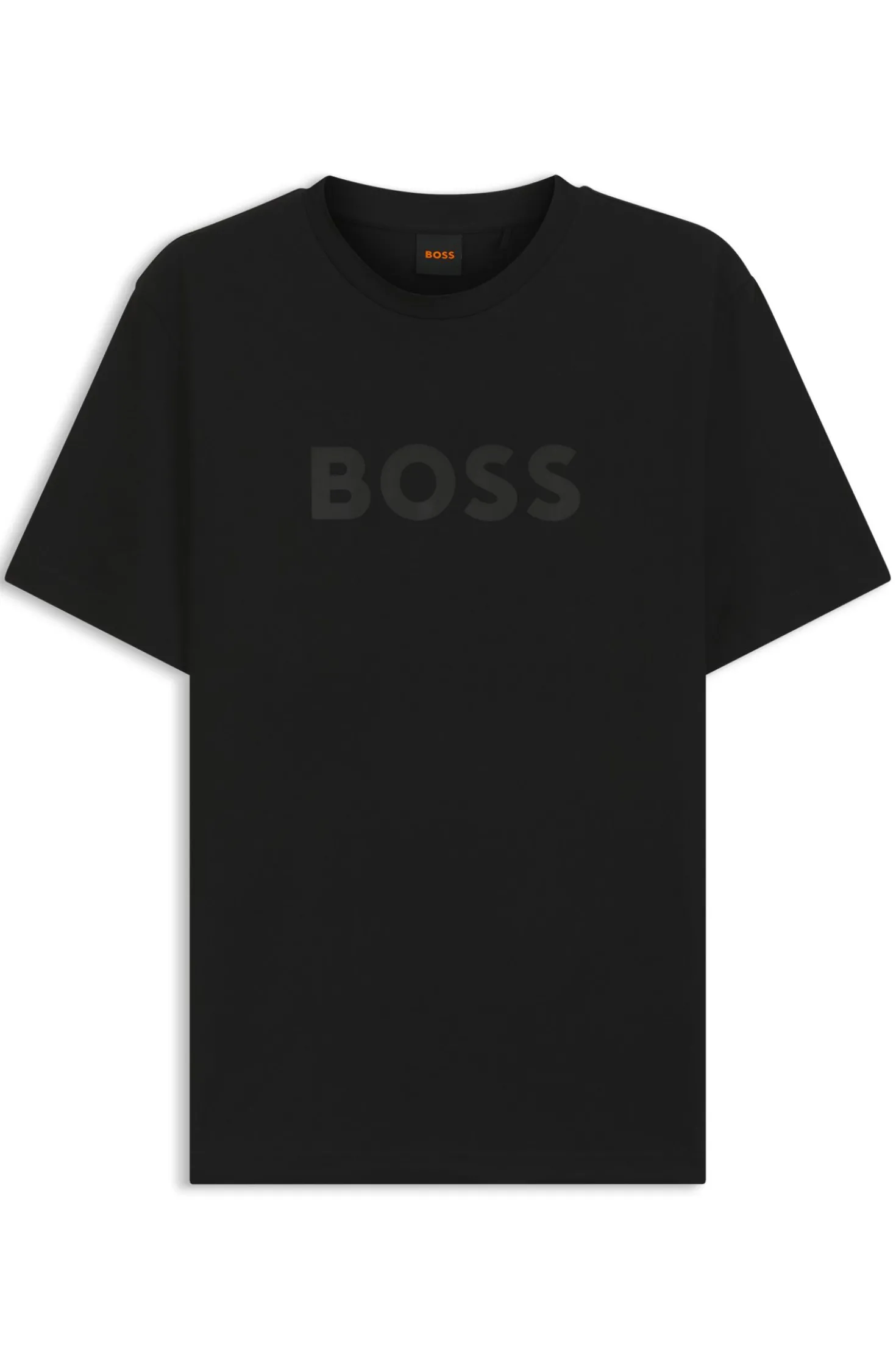T-Shirt aus Baumwolle mit großem tonalem Logo