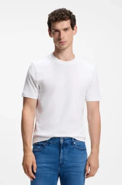 T-Shirt aus Baumwoll-Jersey mit Logo-Detail
