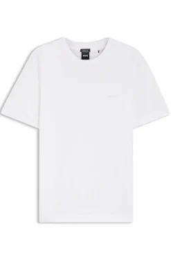 T-Shirt aus Baumwoll-Jersey mit Logo-Detail