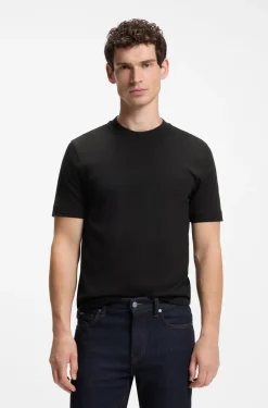 T-Shirt aus Baumwoll-Jersey mit Logo-Detail