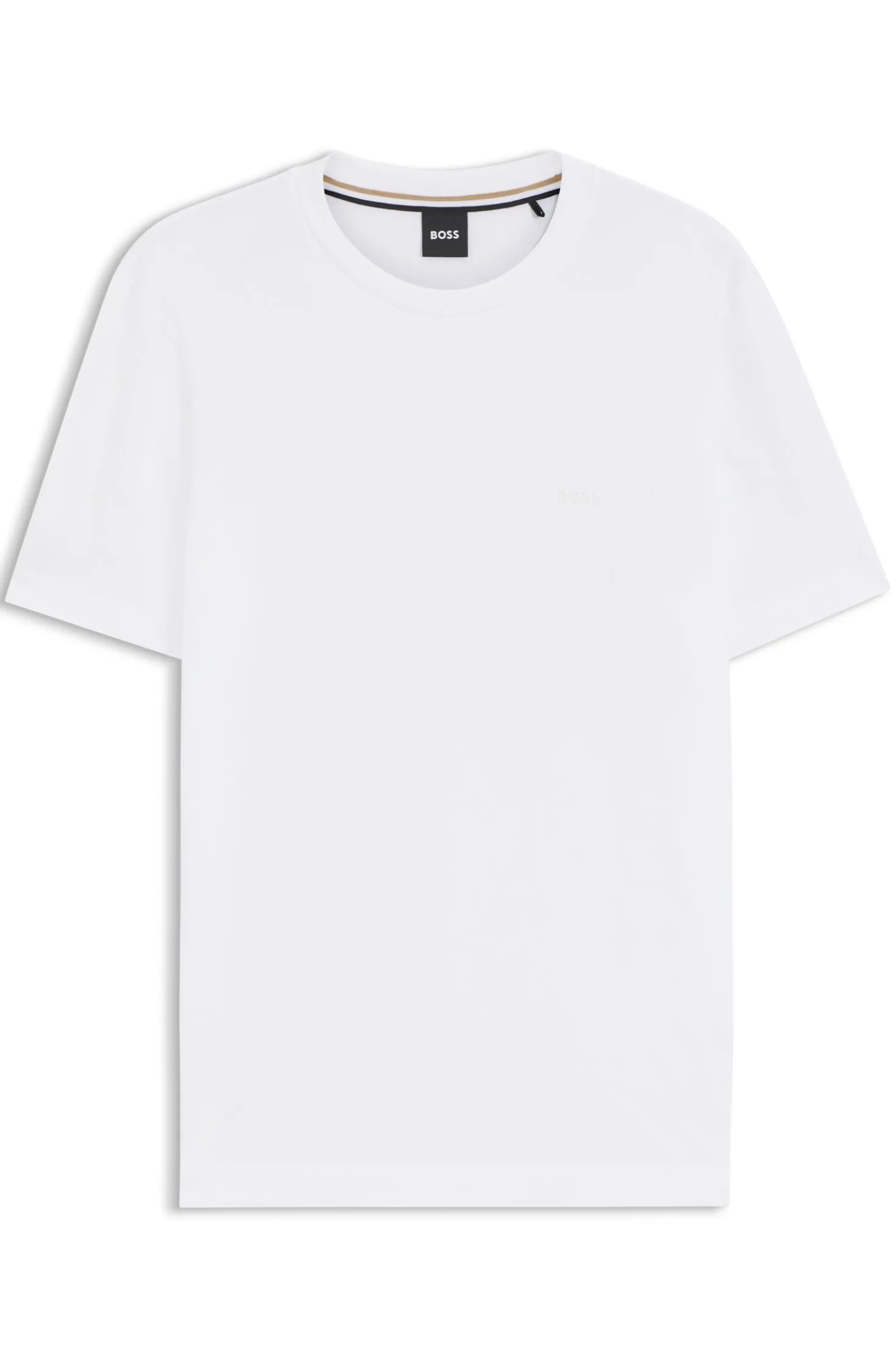 T-Shirt aus Baumwoll-Jersey mit Logo-Detail