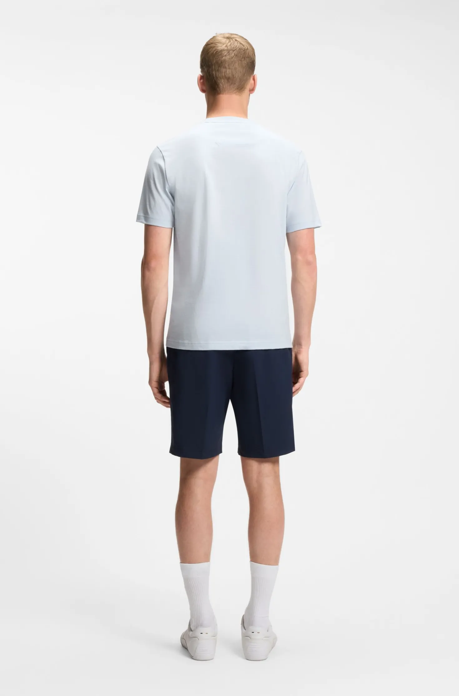 T-Shirt aus Baumwoll-Jersey mit Golf-inspiriertem Logo