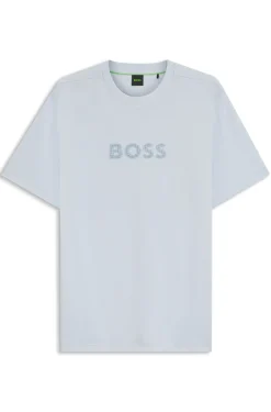 T-Shirt aus Baumwoll-Jersey mit Golf-inspiriertem Logo