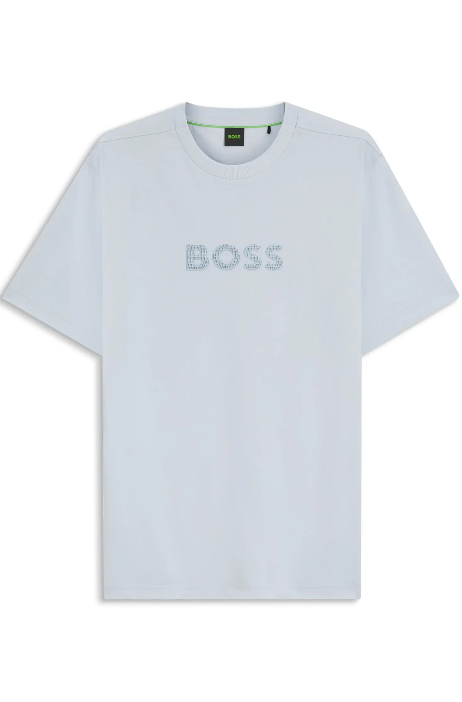 T-Shirt aus Baumwoll-Jersey mit Golf-inspiriertem Logo