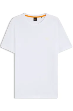 T-Shirt aus Baumwoll-Jersey mit Logo-Patch