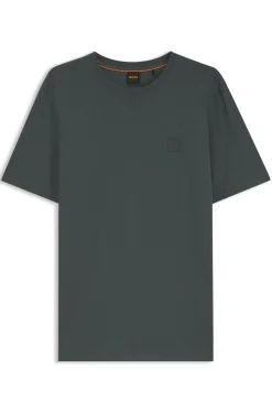 T-Shirt aus Baumwoll-Jersey mit Logo-Patch