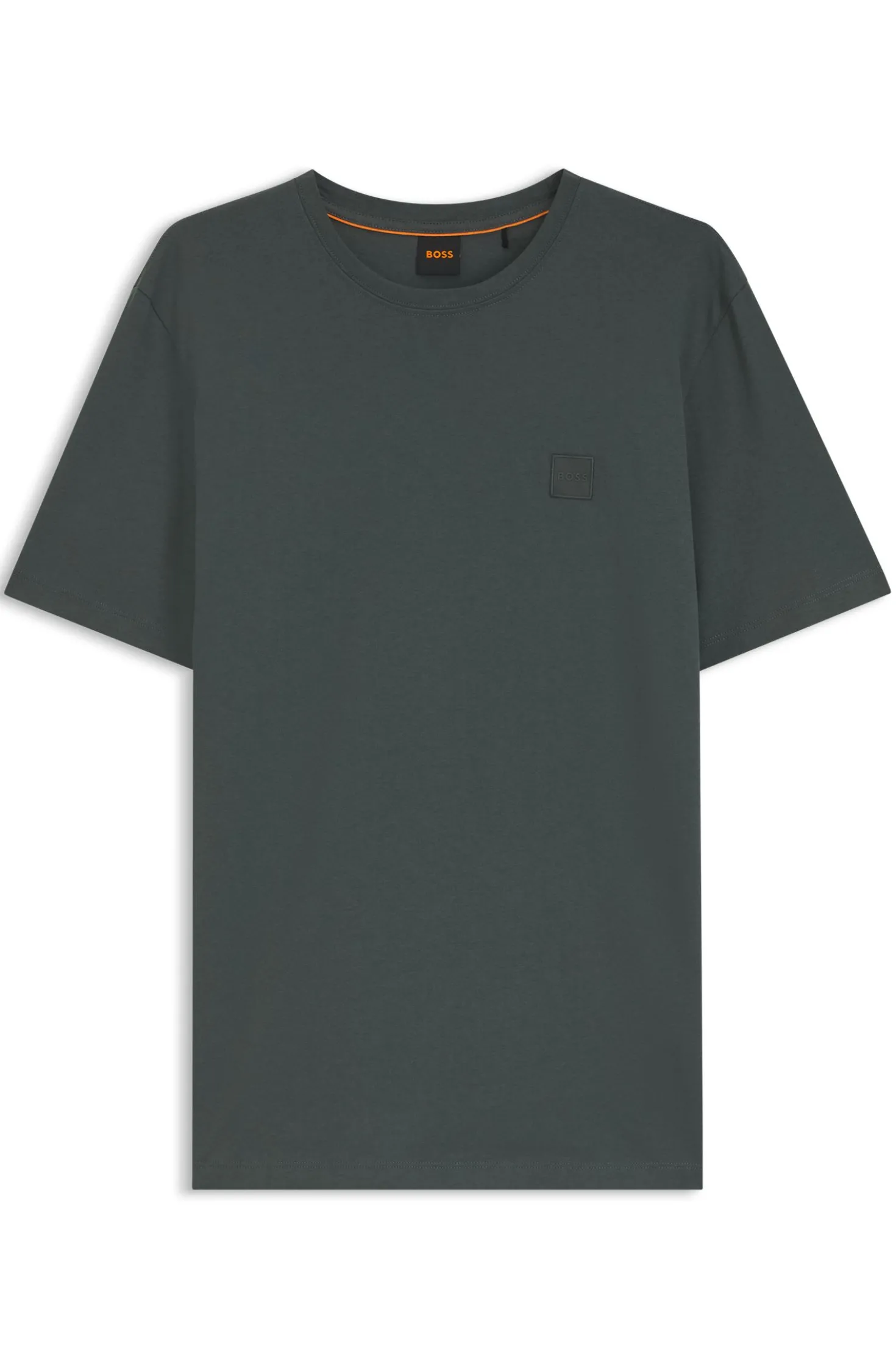 T-Shirt aus Baumwoll-Jersey mit Logo-Patch