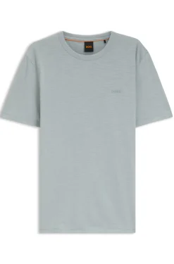 T-Shirt aus Baumwoll-Jersey mit Logo-Detail