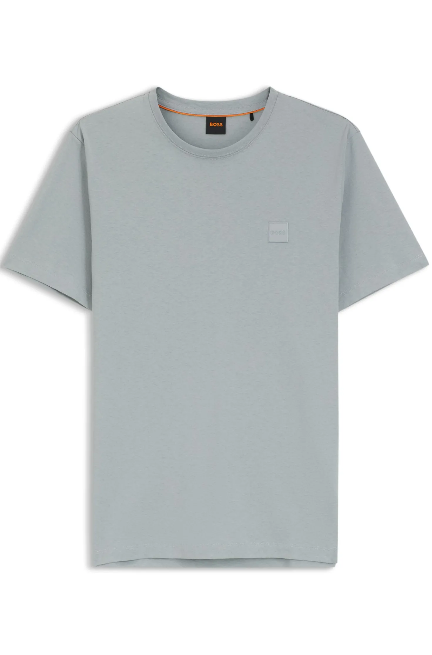T-Shirt aus Baumwoll-Jersey mit Logo-Patch