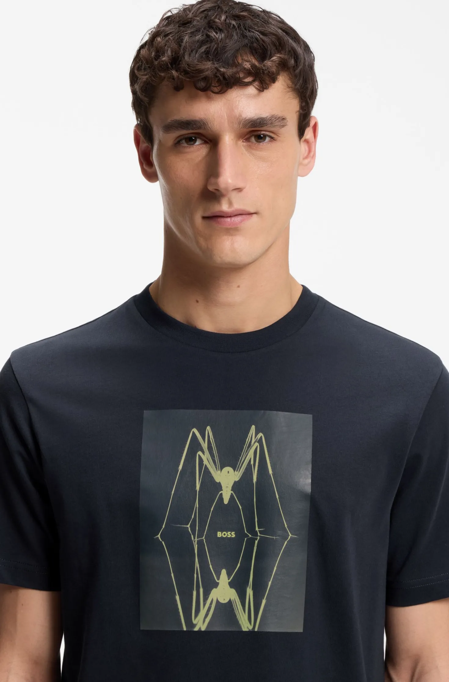 T-Shirt aus Baumwoll-Jersey mit Artwork-Print