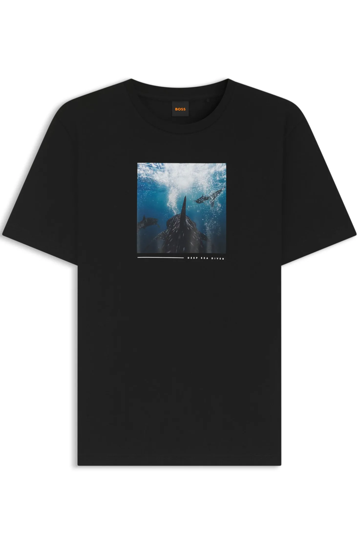 T-Shirt aus Baumwoll-Jersey mit Artwork-Print
