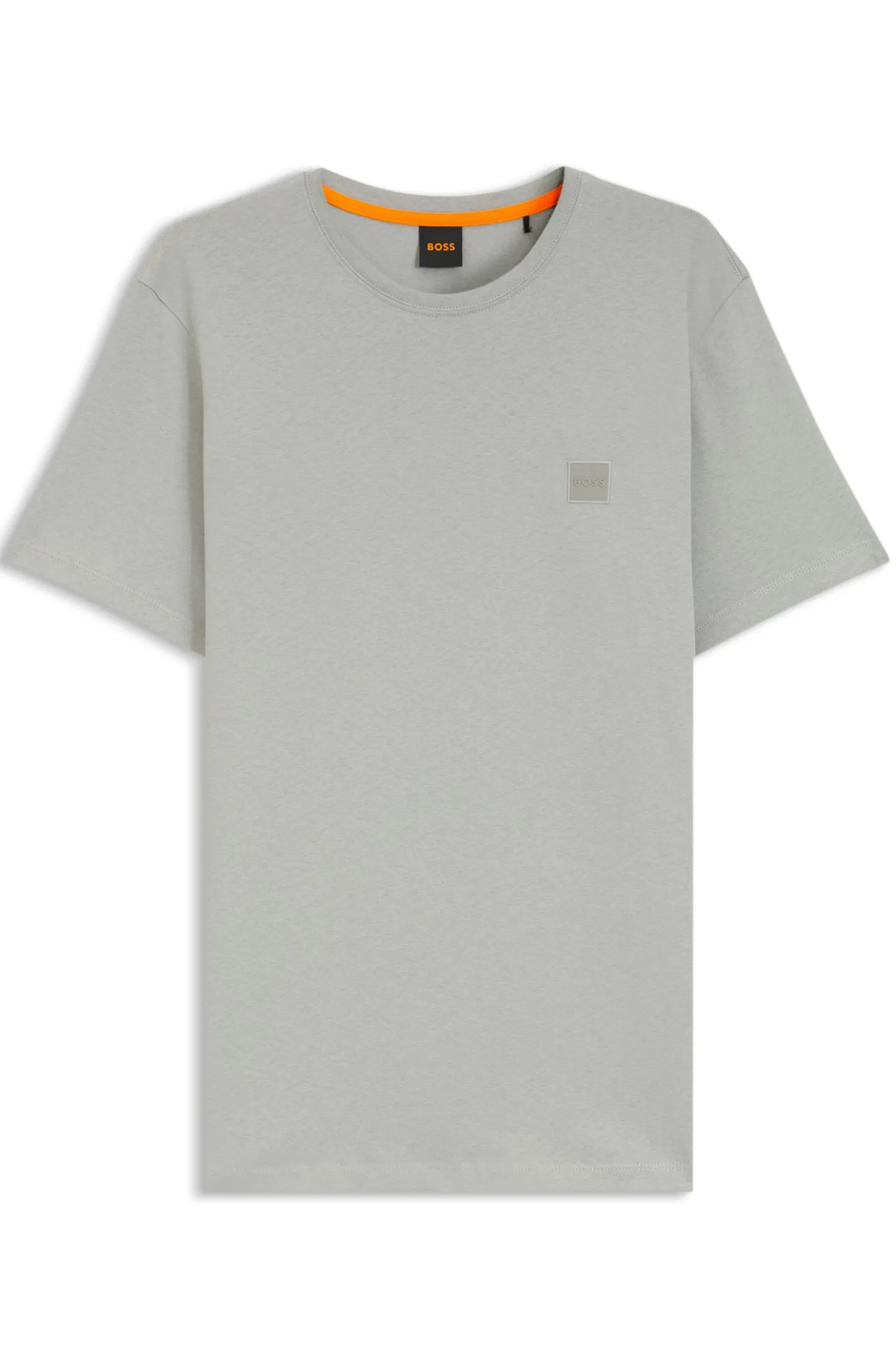 T-Shirt aus Baumwoll-Jersey mit Logo-Patch