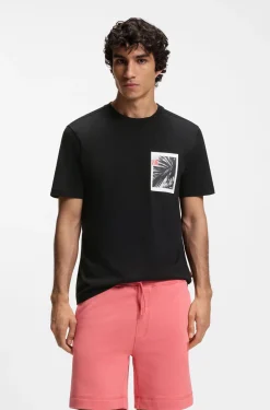 T-Shirt aus Baumwoll-Jersey mit Grafik-Print