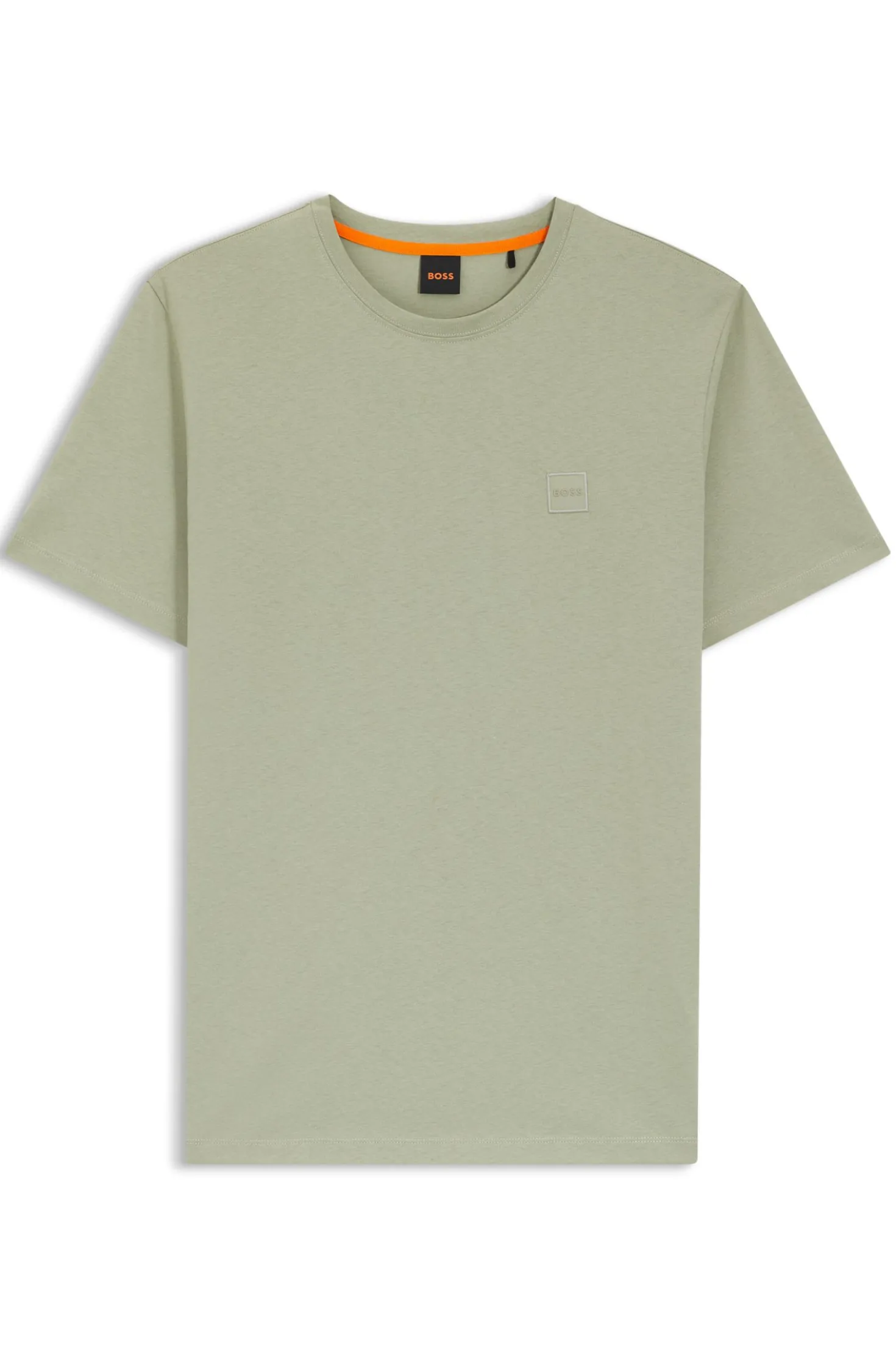 T-Shirt aus Baumwoll-Jersey mit Logo-Patch