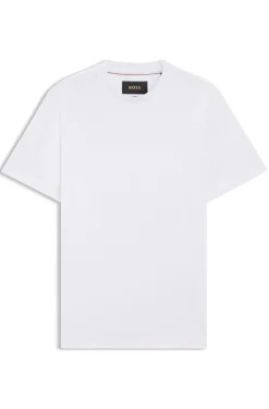 T-Shirt aus merzerisierter Supima-Baumwolle mit Rundhalsausschnitt