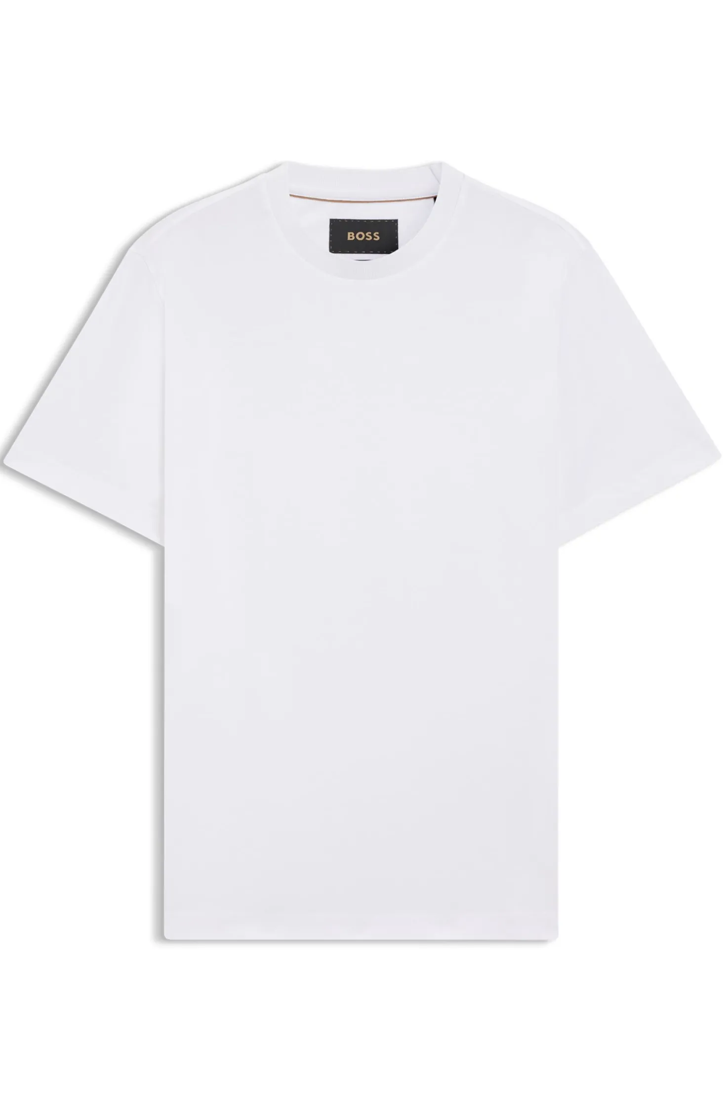 T-Shirt aus merzerisierter Supima-Baumwolle mit Rundhalsausschnitt