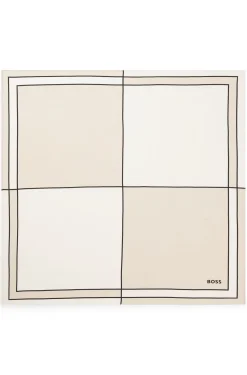 Tuch aus Seide mit Double-B-Monogramm-Print