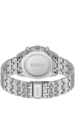 Uhr mit grünem Zifferblatt und zweifarbigem Armband