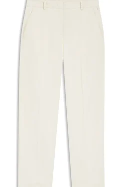 Verkürzte Tapered-Fit Hose aus elastischer Baumwolle