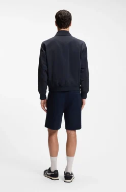 Wasserabweisende Jacke aus Crinkle-Gewebe