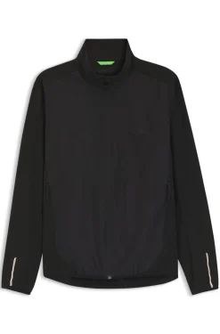 Wasserabweisende Jacke aus Vier-Wege-Stretch-Gewebe