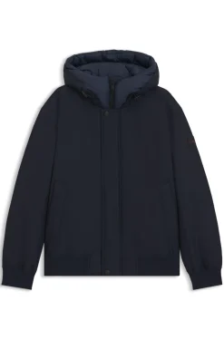 Wasserabweisende Jacke mit kontrastierendem Einsatz