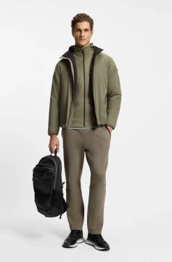 Wasserabweisende Jacke mit verstellbarem Saum