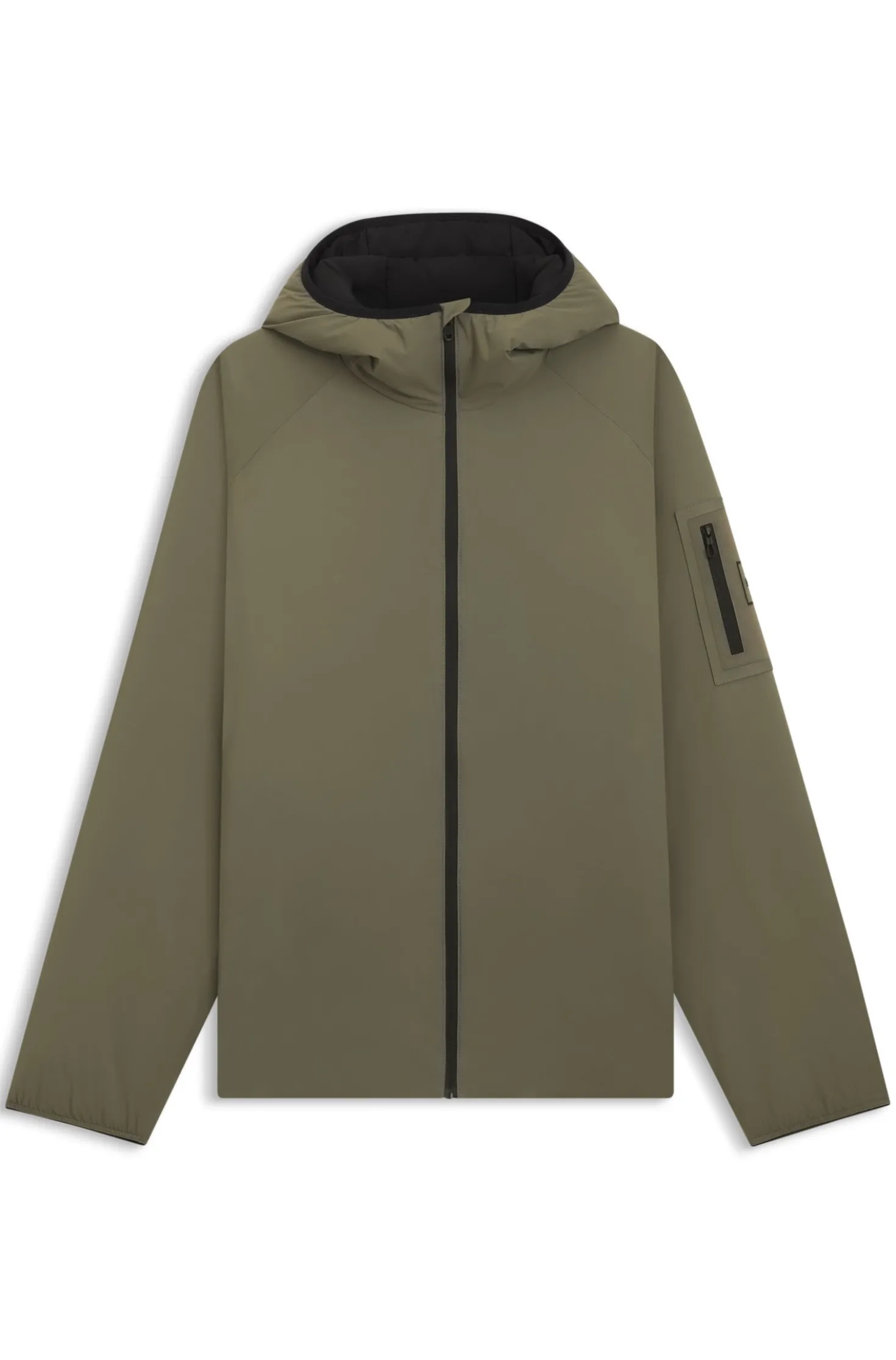 Wasserabweisende Jacke mit verstellbarem Saum
