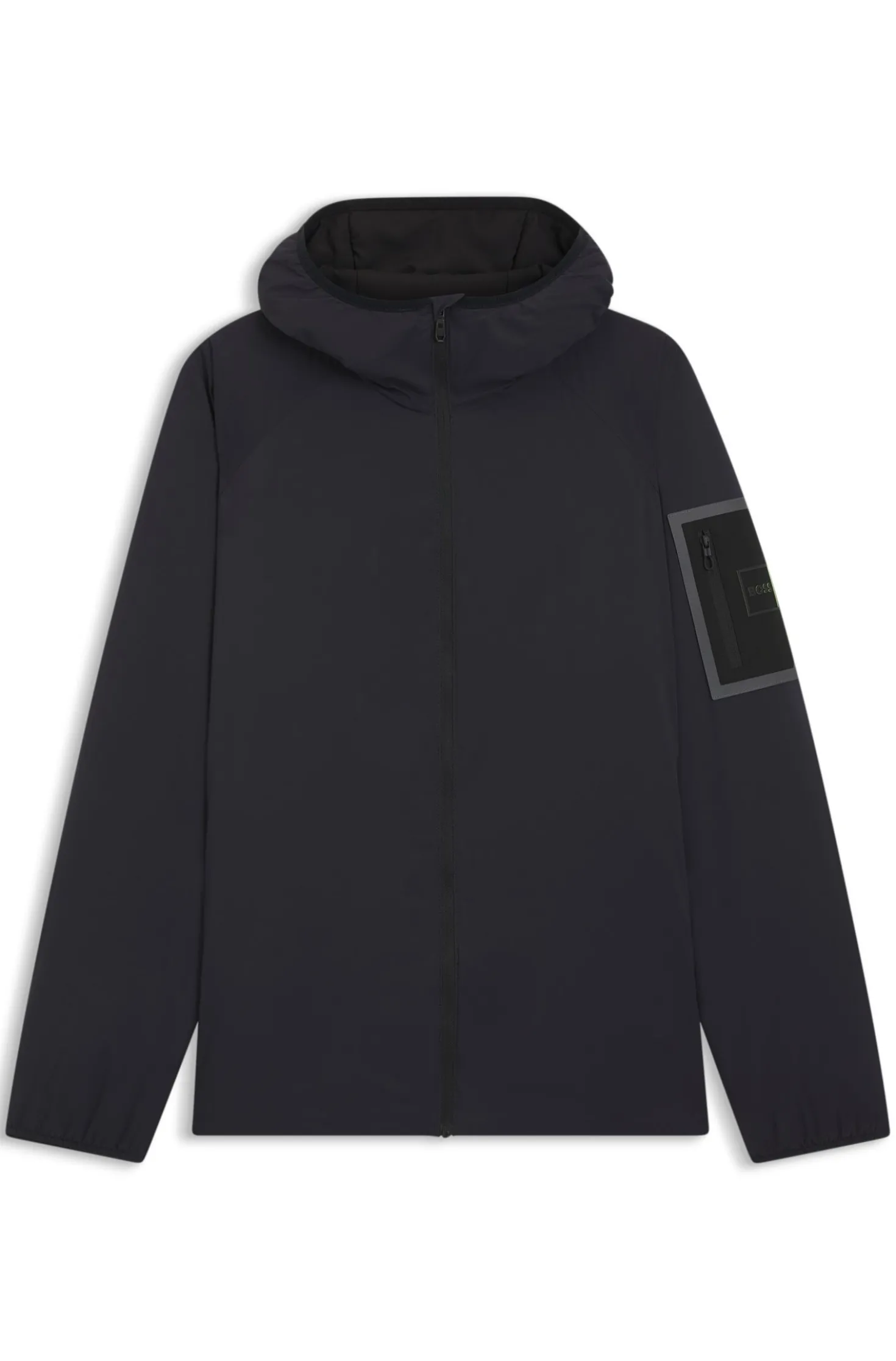 Wasserabweisende Jacke mit verstellbarem Saum