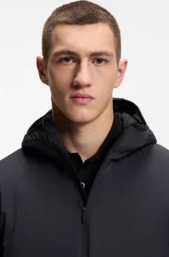 Wasserabweisende Jacke mit verstellbarem Saum