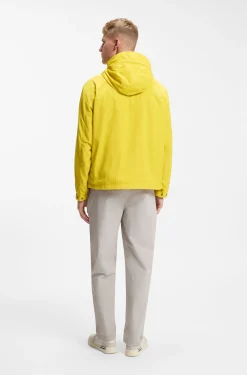 Wasserabweisender Regular-Fit Windbreaker aus softem Gewebe
