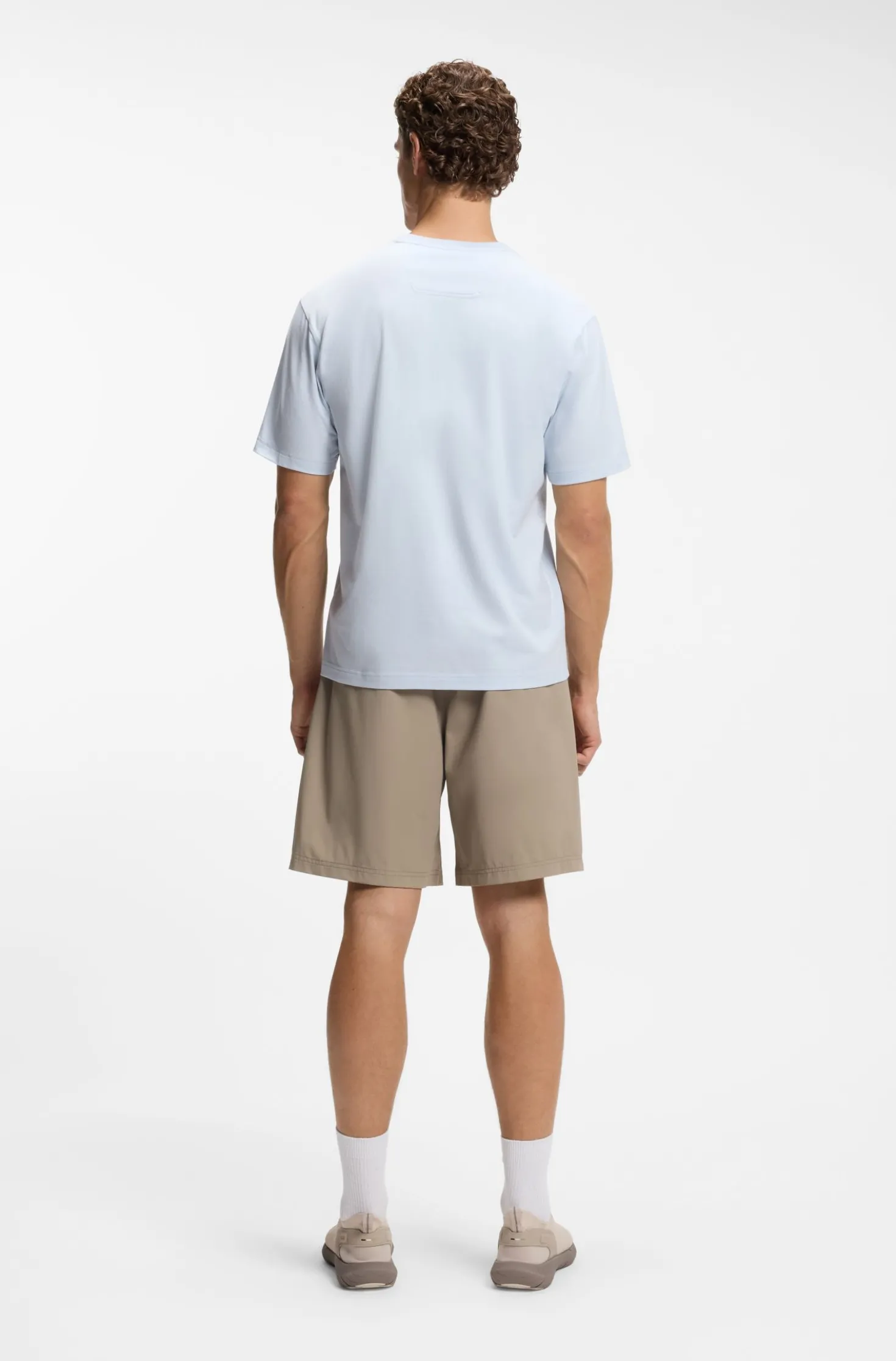 Wasserabweisende Shorts mit feiner Waffelstruktur