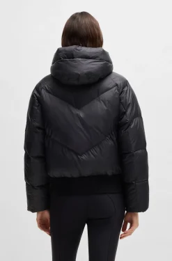 Wasserabweisende, wattierte Reitsport-Bomberjacke